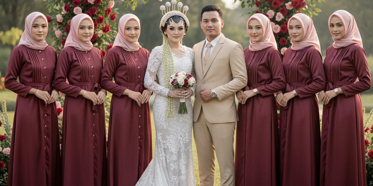 Mau Bridesmaid Tampil Kompak? Ini 7 Model Satin Polos