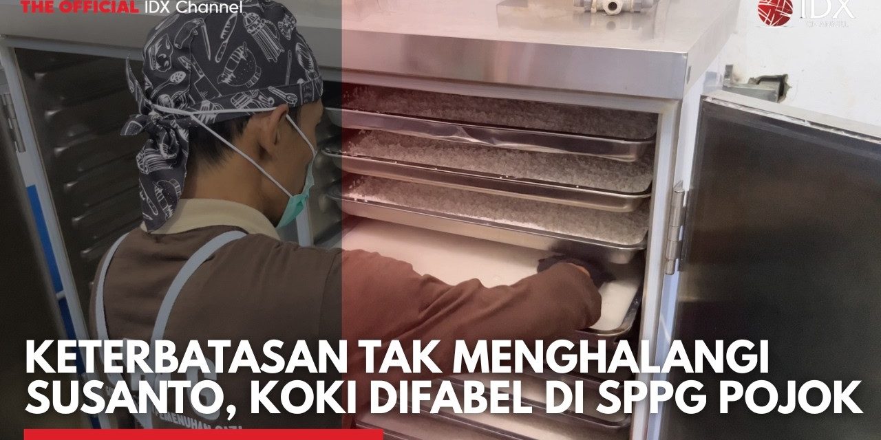 Melawan Keterbatasan, Susanto Koki MBG Produktif Di Dapur