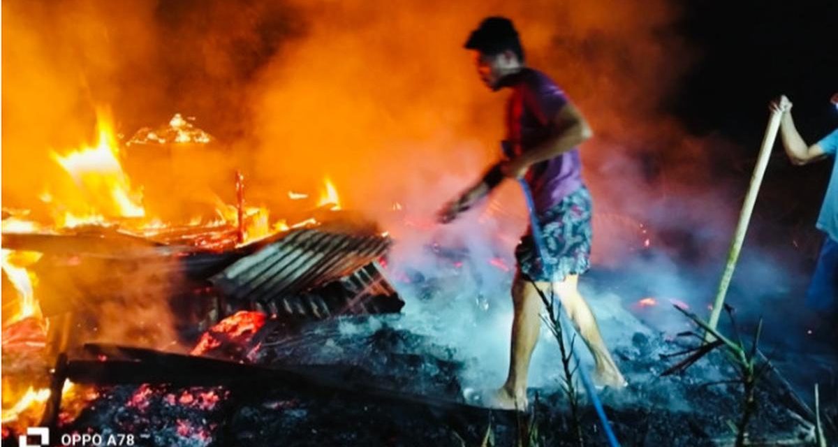 Niat Berdoa Berujung Petaka, Rumah Di Nagekeo Terbakar
