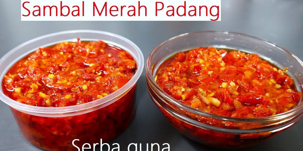 Resep Dan Tips Sambal Balado Khas Padang Agar Tetap Merah