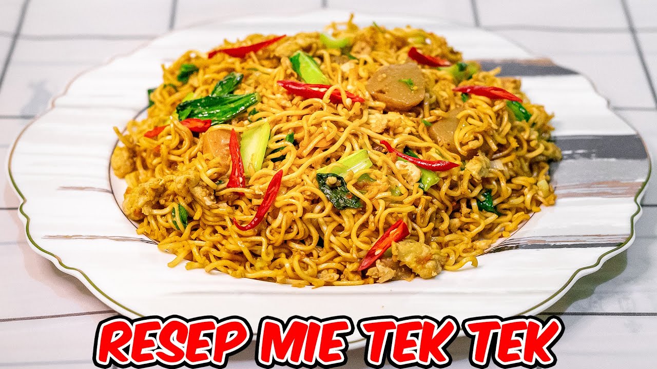 Mie Tek Tek Rumahan