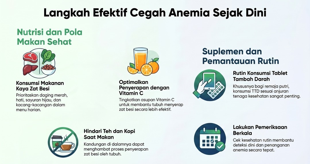 Langkah Sederhana Mencegah Kekurangan Gizi Dan Anemia