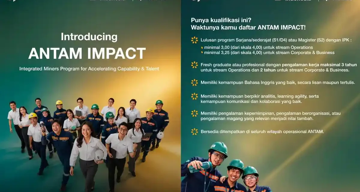 Perusahaan Antam Mengelola Sumber Daya Mineral Indonesia