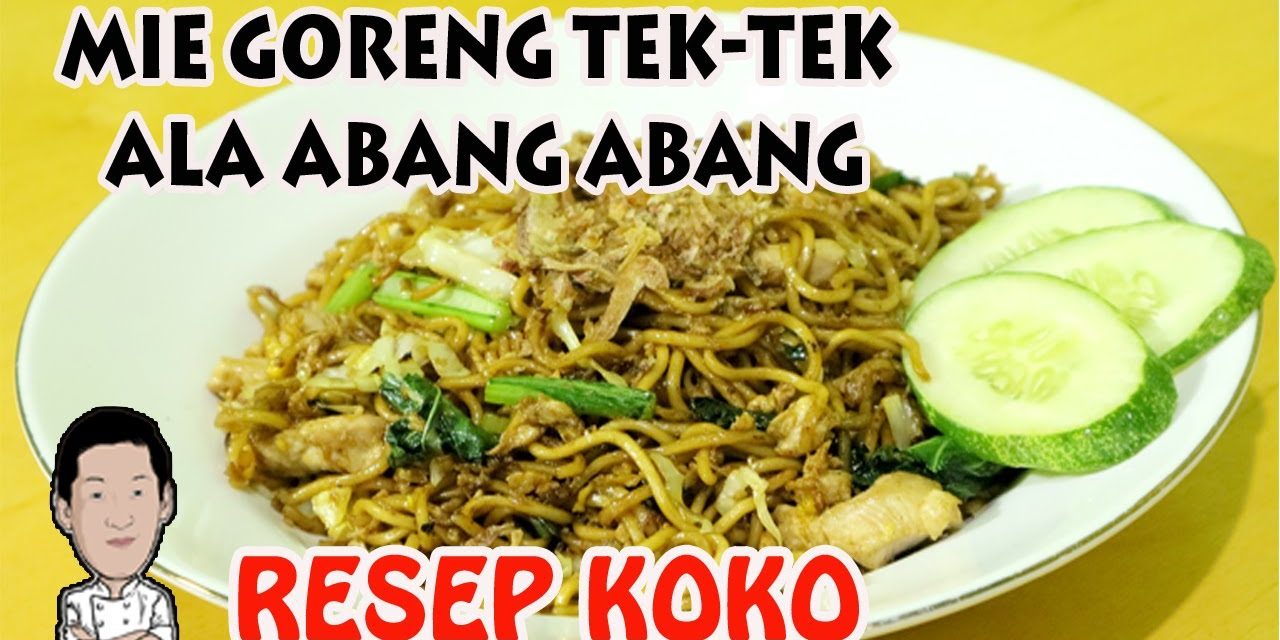 Kuliner Mie Tek Tek Yang Sering Di Jual Oleh Pedagang Kaki Lima