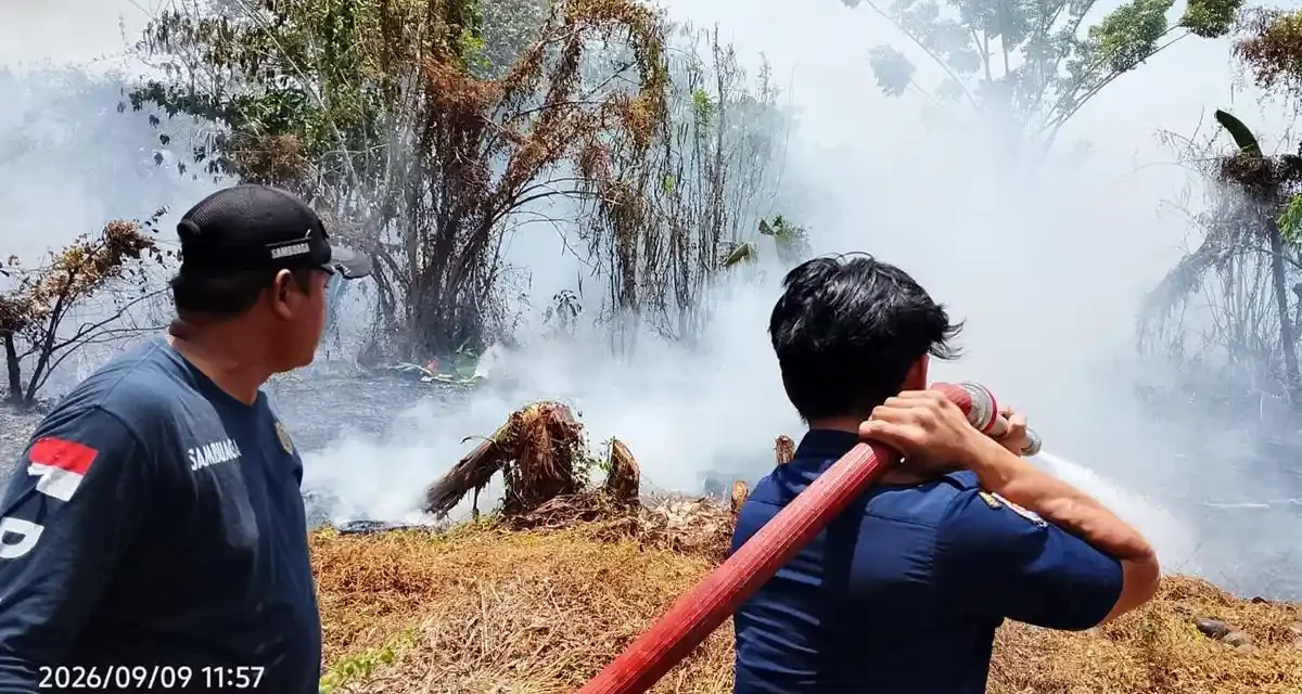 Dugaan Sabotase Karhutla Bitung, Selang Mobil Damkar Di Potong