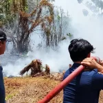 Dugaan Sabotase Karhutla Bitung, Selang Mobil Damkar Di Potong